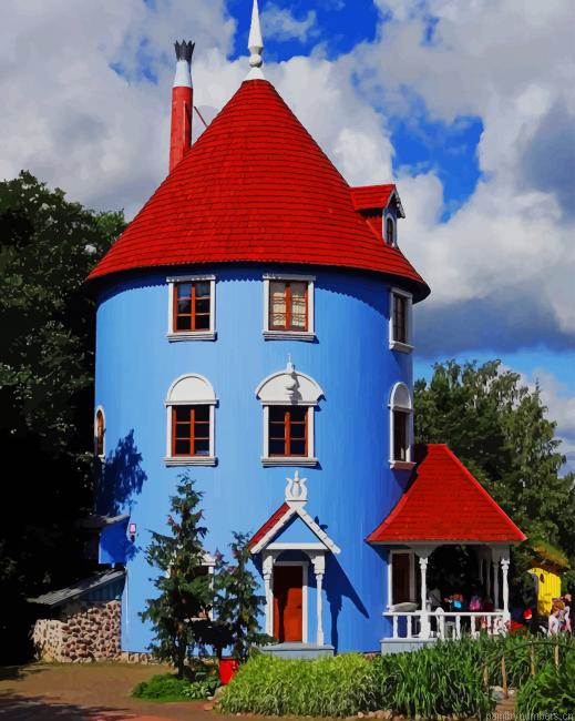 Moomin World Naantali Finland Painting By Numberss.png