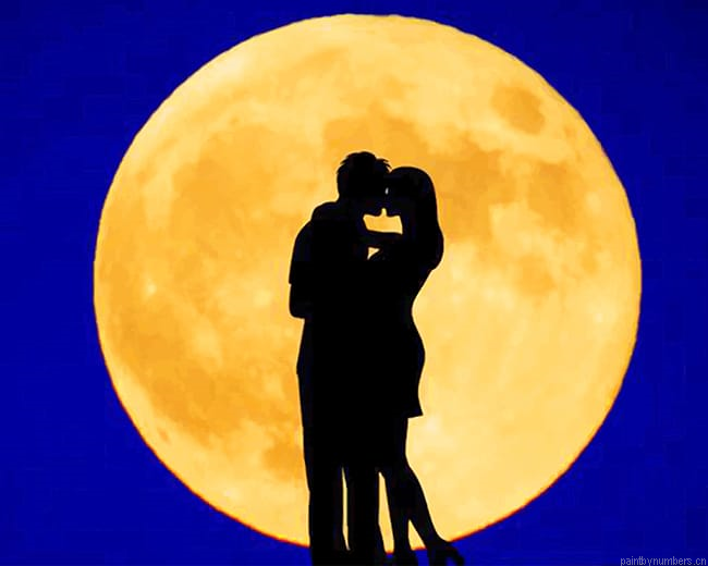 Moon Lovers Silhouette Painting By Numberss.png