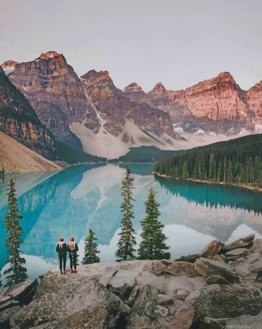 Moraine Lake Canada Nature Painting By Numberss.png