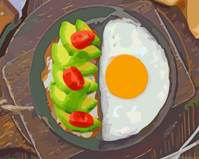 Morning Breakfast Painting By Numbers.png
