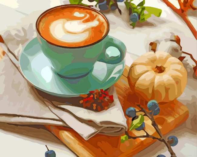 Morning Coffee Painting By Numbers.png