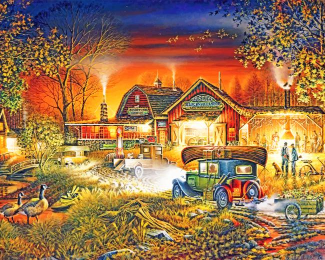 Morning Warm Up Terry Redlin Painting By Numberss.png