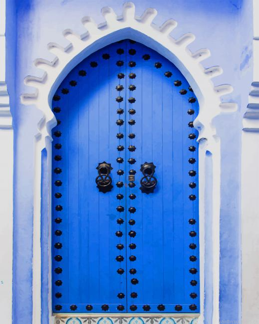 Moroccan Door Painting By Numberss.png