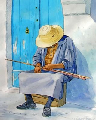 Moroccan Old Man Painting By Numbers.png