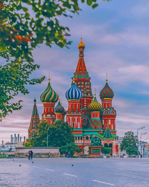 Moscow Russia Cities Painting By Numberss.png
