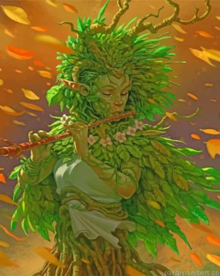 Mother Nature Playing Music Painting By Numbers.png