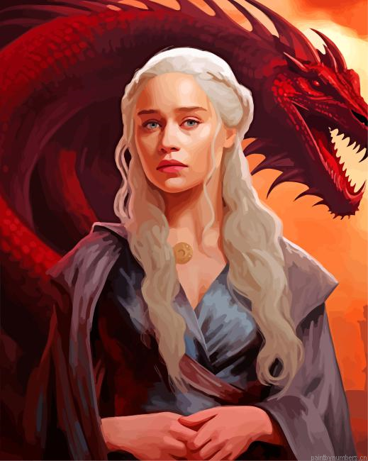 Mother Of Dragons Painting By Numberss.png