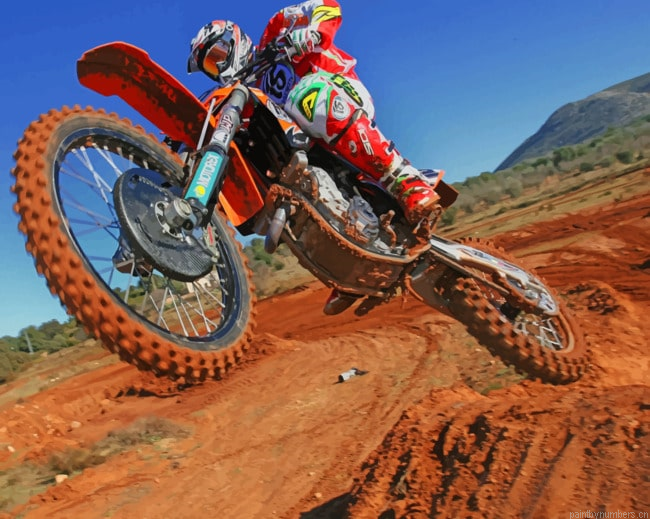 Motorcycle Racing Painting By Numberss.png