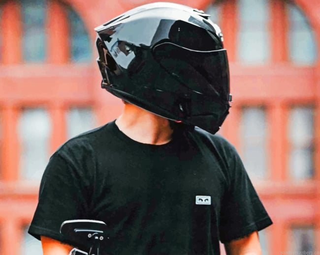 Motorcyclist Helmet Painting By Numberss.png