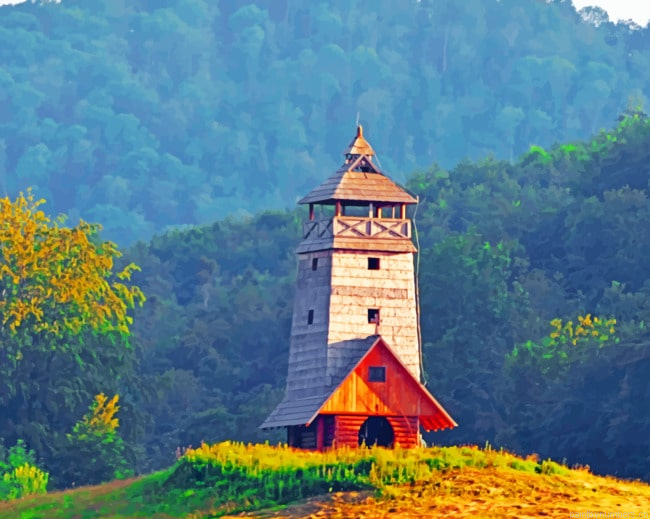 Mountain Church Painting By Numbers.png