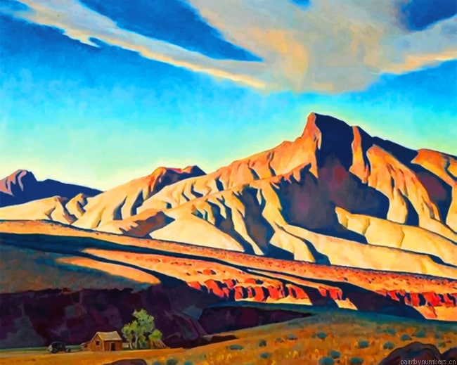 Mountains Maynard Dixon Painting By Numberss.png