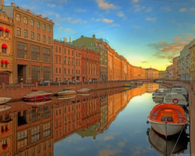 Moyka River Cities Painting By Numberss.png