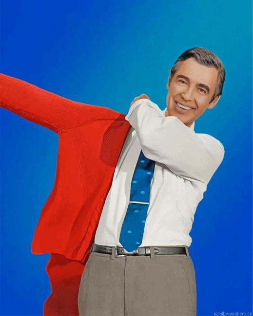 Mr Fred Rogers Painting By Numberss.png