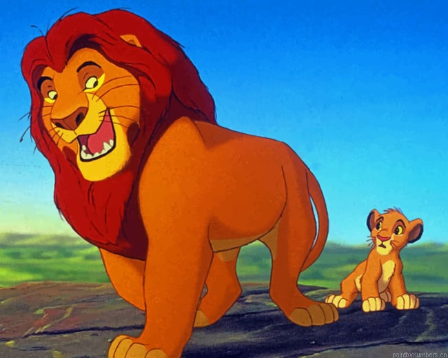 Mufasa Lion King Animations Painting By Numberss.png