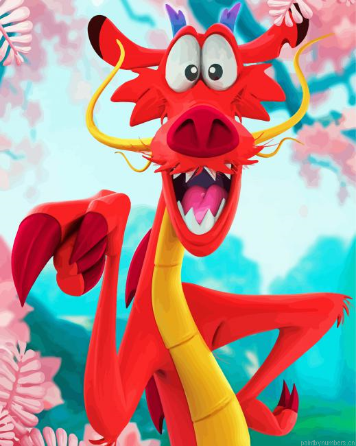 Mulan Mushu Painting By Numberss.png