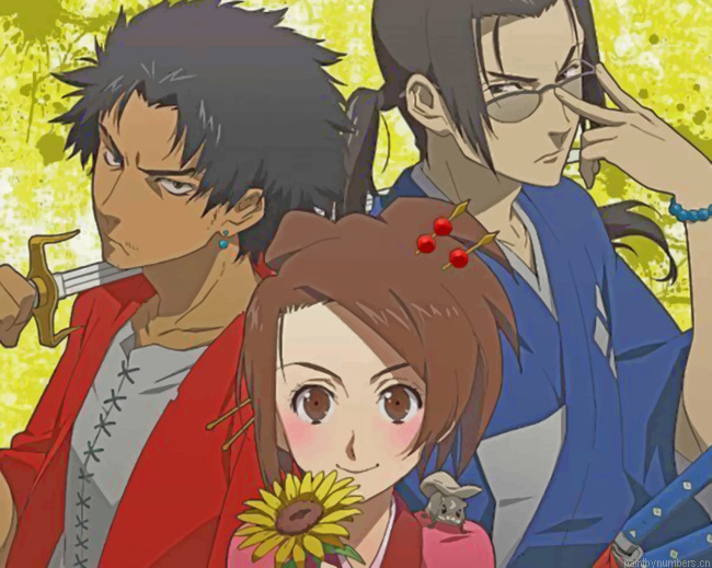 Murgen Jin Samurai Champloo Painting By Numbers.png