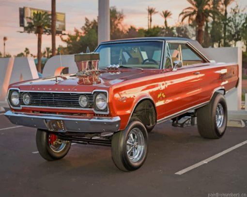 Muscle Car With Hydraulic System Painting By Numbers.png