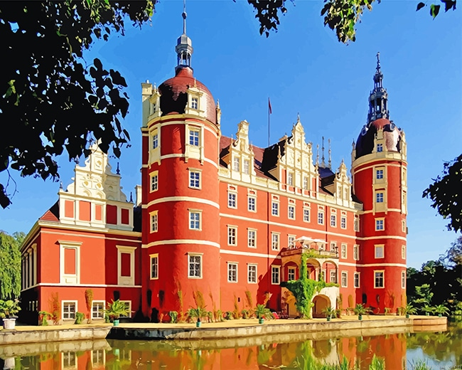 Muskau Castle Buildings Painting By Numbers.png