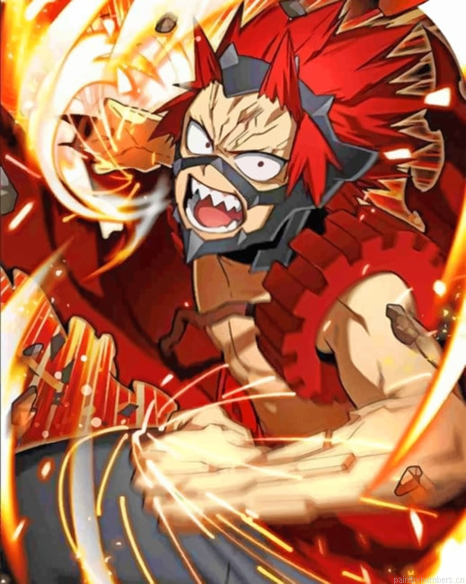 My Hero Academia Kirishima Quirk Painting By Numberss.png