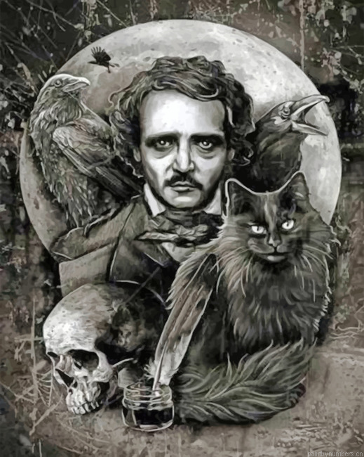 Mysterious Edgar Allan Poe Painting By Numberss.png