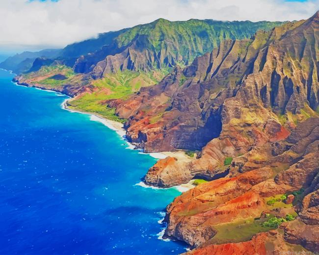 Na Pali Coast State Park Seascapes Painting By Numberss.png