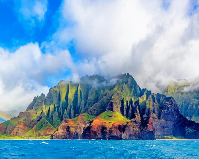 Na Pali Coast State Wilderness Park Landscapes Painting By Numberss.png