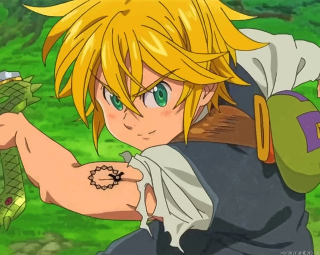 Nanatsu No Taizai Meliodas Animes Painting By Numberss.png