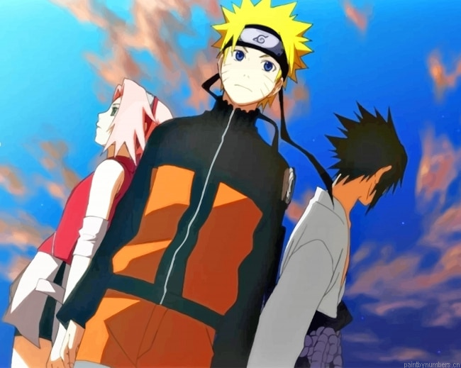 Naruto Shippuden Sasuke And Sakura Animations Painting By Numberss.png