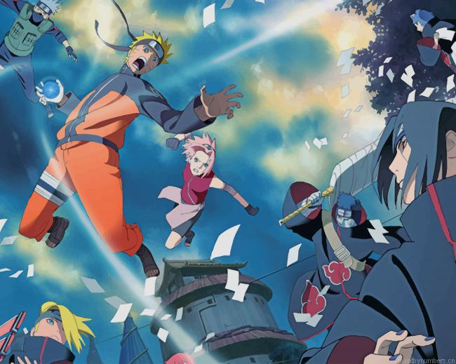Naruto The Last Anime Movie Painting By Numberss.png