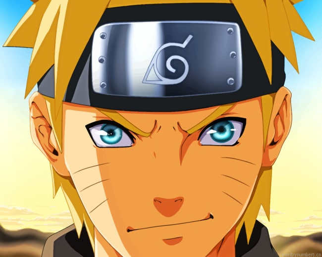 Naruto Uzumaki Anime Painting By Numberss.png