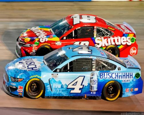 Nascar Cup Bristol Auto Racing Painting By Numbers.png