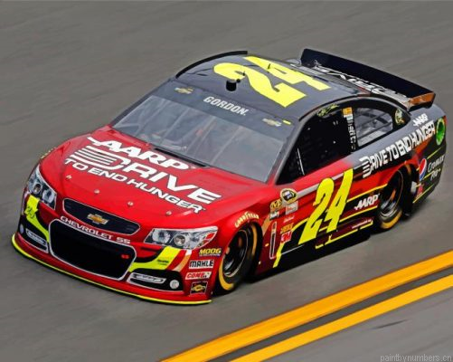 Nascar Jeff Gordon Painting By Numbers.png