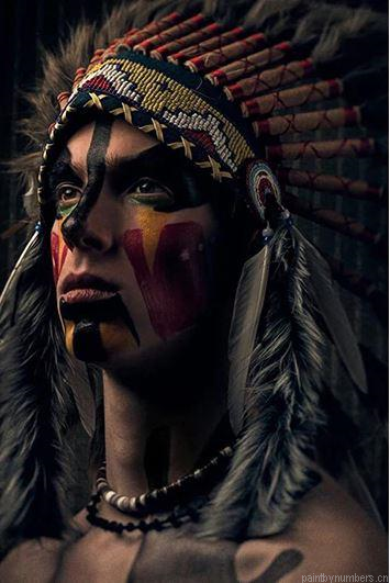 Native American Warriors Painting By Numberss.png