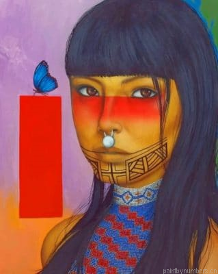 Native Woman Painting By Numberss.png