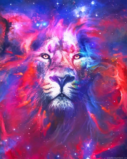 Nebula Lion Painting By Numbers.png