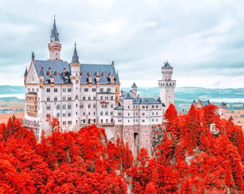 Neuschwanstein Castle Schwangau Painting By Numbers.png