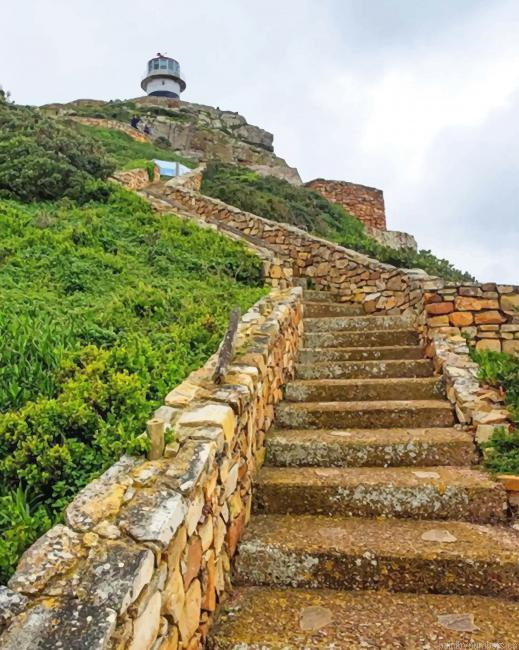 New Cape Point Lighthouse Painting By Numberss.png