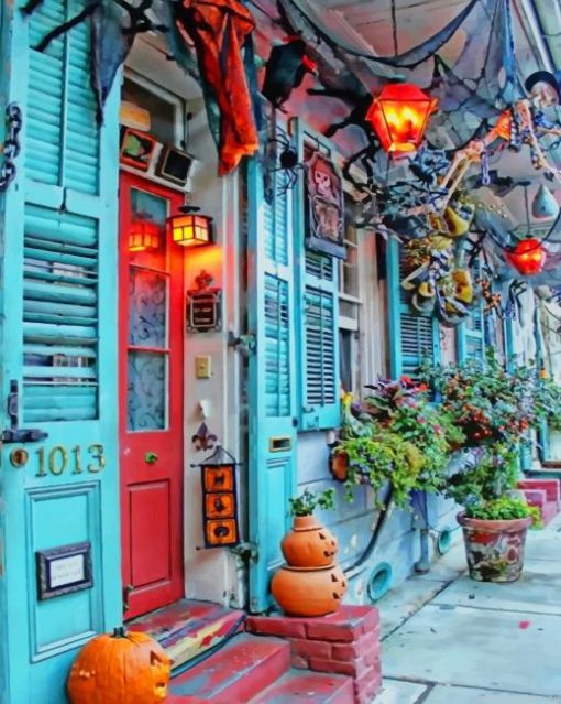 New Orleans At Halloween Painting By Numbers.png