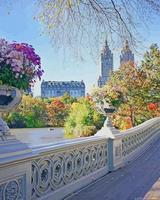 New York Central Park Spring Painting By Numbers.png