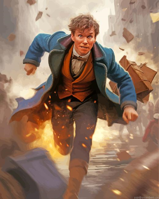 Newt Scamander Painting By Numberss.png