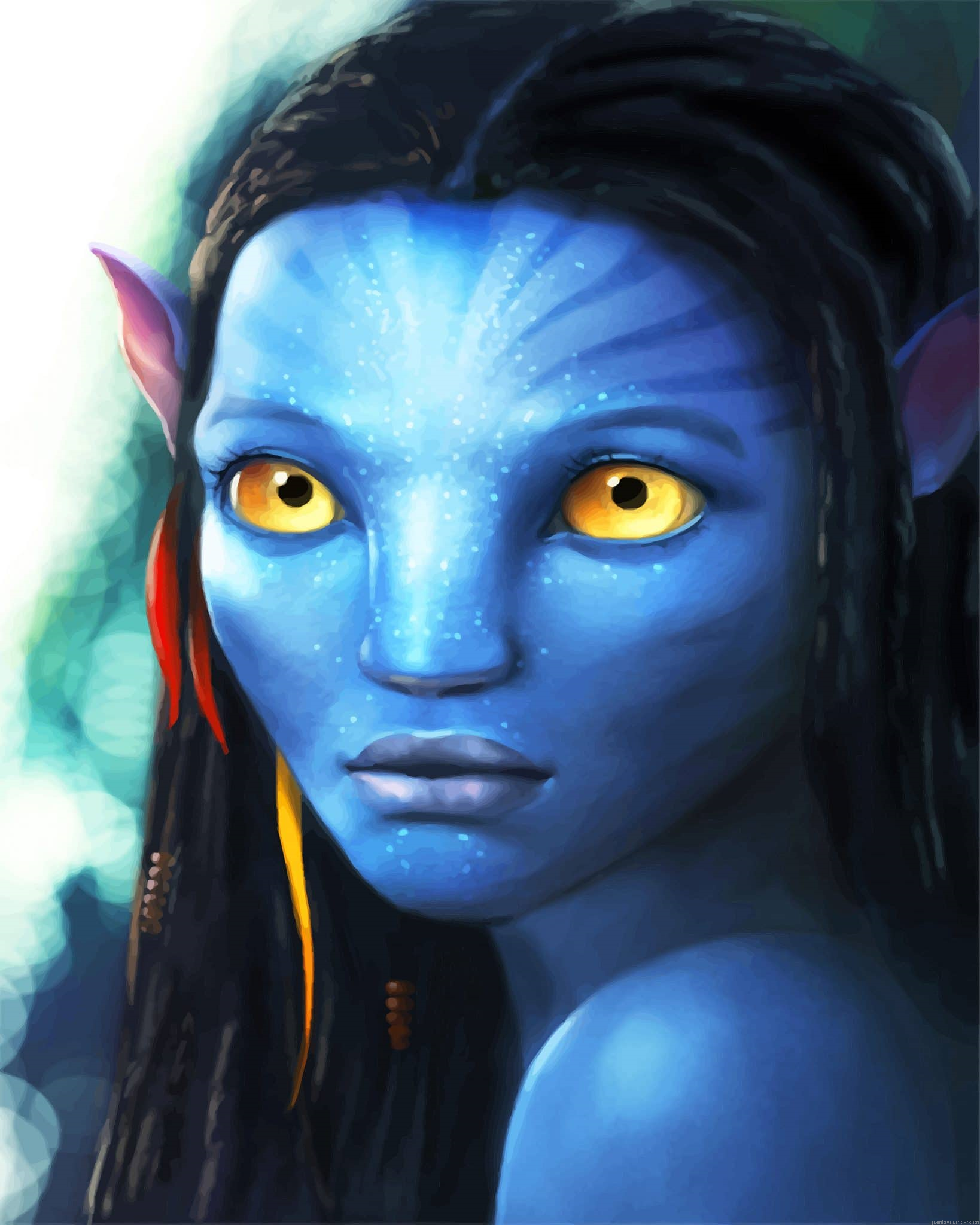 Neytiri Avatar Movies Painting By Numberss.png