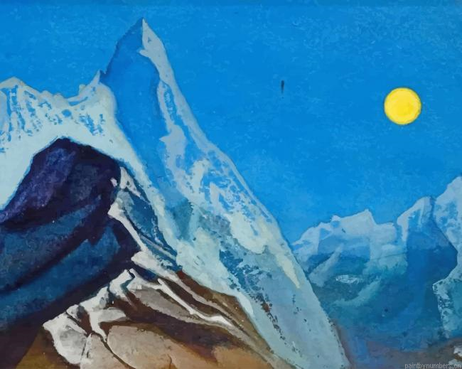 Nicholas Roerich Himalayan Landscape New Painting By Numberss.png