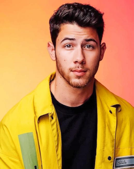 Nick Jonas Singers Painting By Numbers.png