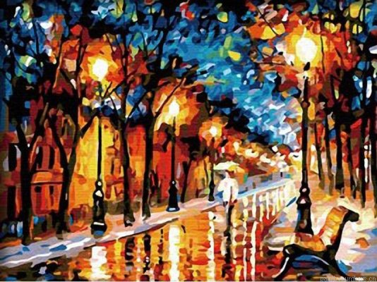 Night Park Vienna Painting By Numbers.png