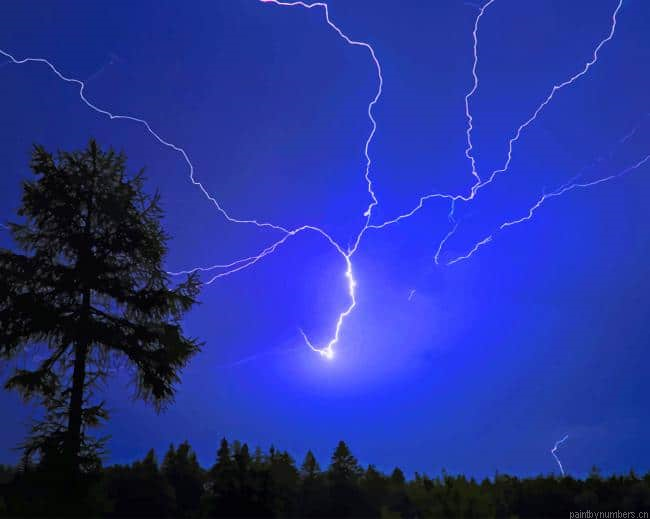Night Sky Lightning Painting By Numberss.png