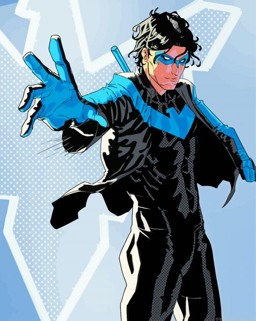 Nightwing Painting By Numberss.png