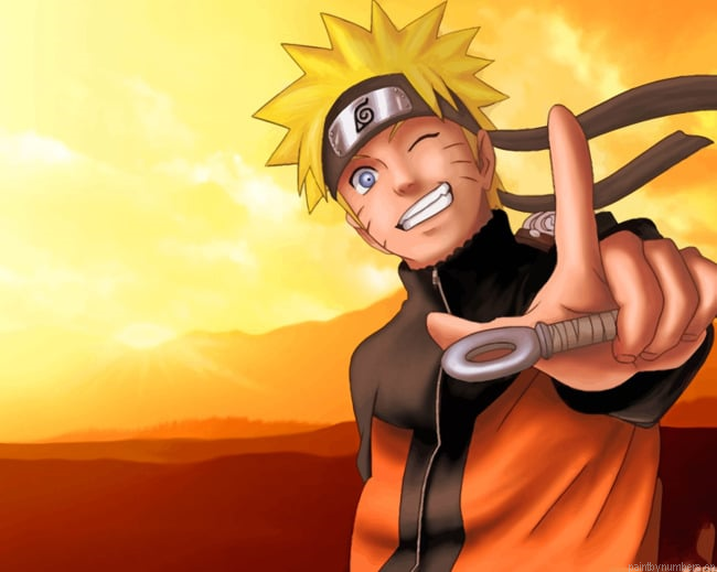 Ninja Master Naruto Uzumaki Animations Painting By Numberss.png