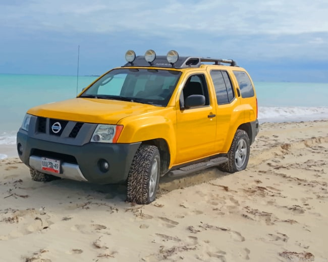 Nissan Jeep Truck Cars Painting By Numberss.png