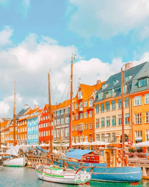 Nyhavn Denmark Cities Painting By Numberss.png