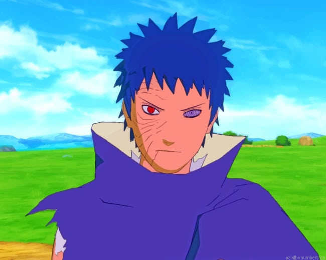 Obito With Different Eyes Animations Painting By Numbers.png